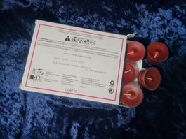 PartyLite - 12 Teelichter Bourbon Cherry