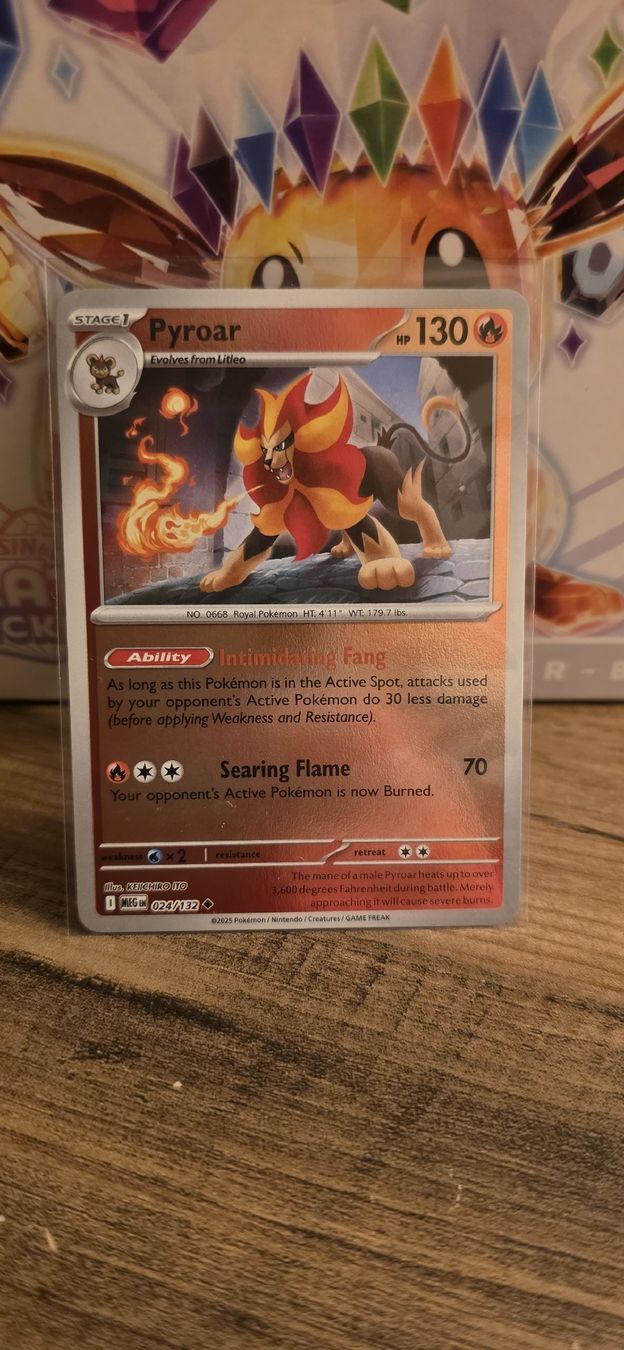 Pokémon Carte collezionabili: Pokemon Pyroar Reverse MEG ENG – Nuovo (secondo la descrizione) da Goldswil venduto da downie84