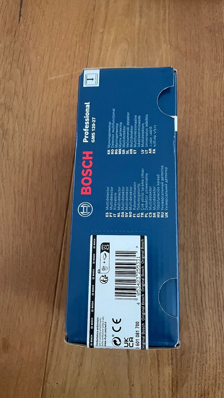 Bosch Misurare: Bosch GMS 120-27 Professional Multi-Detektor neu – Nuovo e nell'imballaggio originale da Benken SG venduto da BI97 2