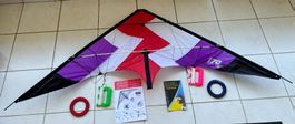 Flugdrache - Delta Lenkdrache - 170 x 82 cm