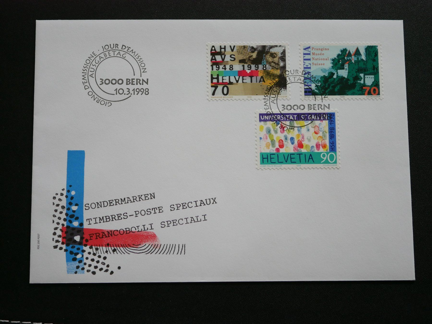 Tutti i francobolli: Ersttagsbrief 10.03.1998 ***TOP*** – Nuovo (secondo la descrizione) da Kreuzlingen venduto da kar_kj82