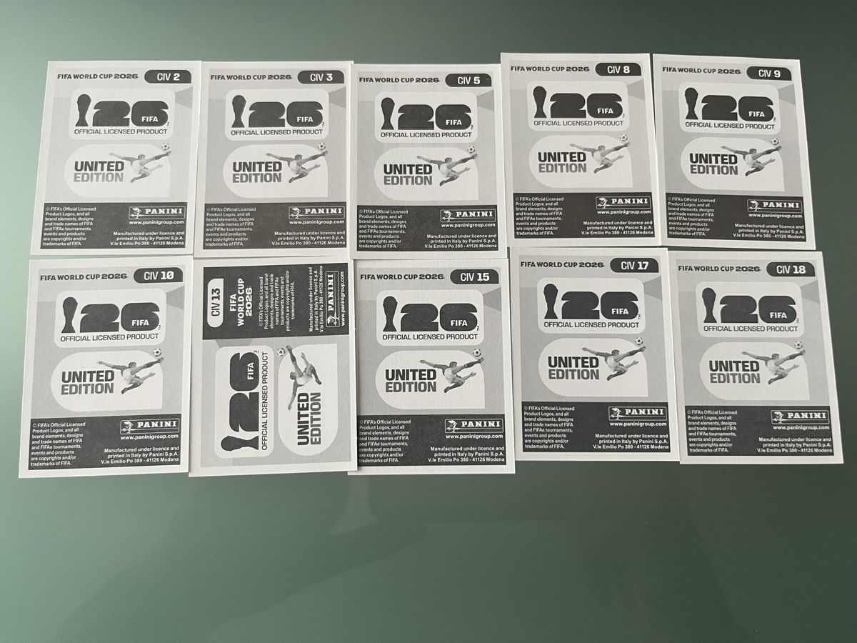 Panini Carte collezionabili: Paninis, 59 stickers, groupes E & F – Nuovo (secondo la descrizione) da Corgémont venduto da dam_8lw7 2