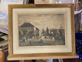 Gabriel Ludwig LORY 1763-1840 handcolorierte Lihto Bern