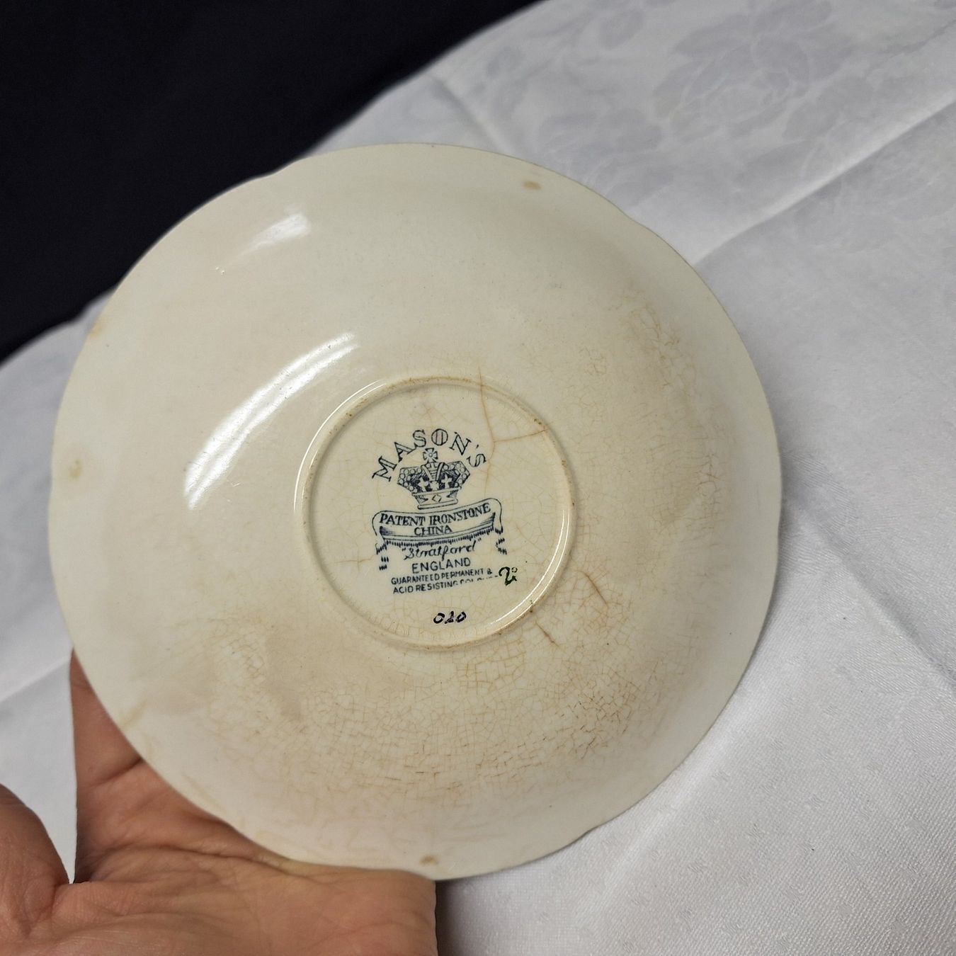 Piatti: Versand möglich. Mason's Patent Ironstone, Strathmore Teller – Usato da Winterthur venduto da Goldpipau 6