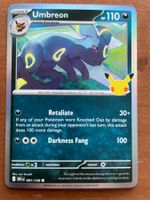 Pokemon Umbreon Holo 30 Jahre (Versand gratis)