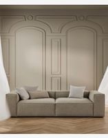 BOLIA Cosima Schlafsofa – Monza Bouclé Sand – Neuwertig – Sc