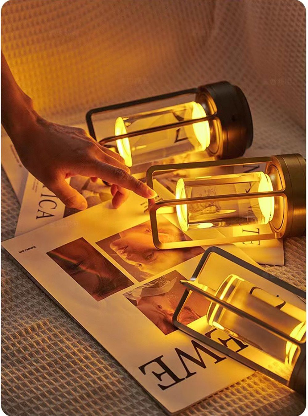 Lampade: Nachttischlampe Camping 3 Modi Touch Dimmbar USB C Akku – Nuovo e nell'imballaggio originale da Hundwil venduto da tec_mm27 2