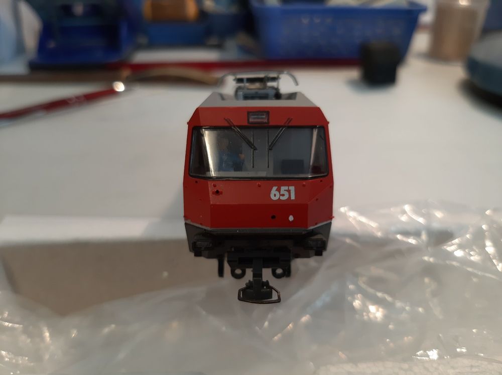 Bemo H0m 1259 161  RhB Ge 4/4 III 651 Fideris Digitalisiert 6