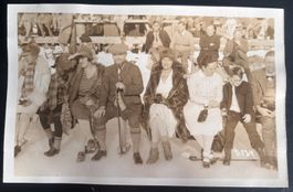 Karte vom Eisfest in Arosa 1928