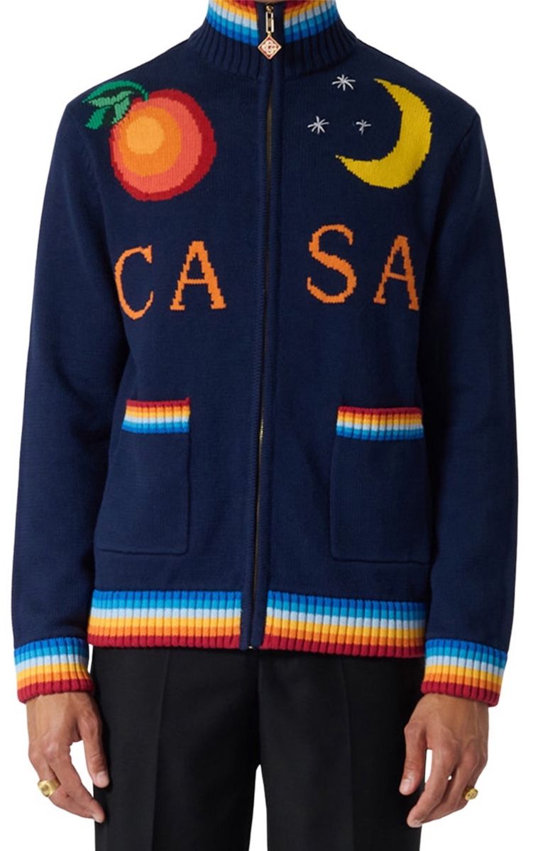 Maglioni & Felpe: Casablanca Navy Blue Pullover Gr. L – Nuovo e nell'imballaggio originale da Luzern venduto da TENDIMO