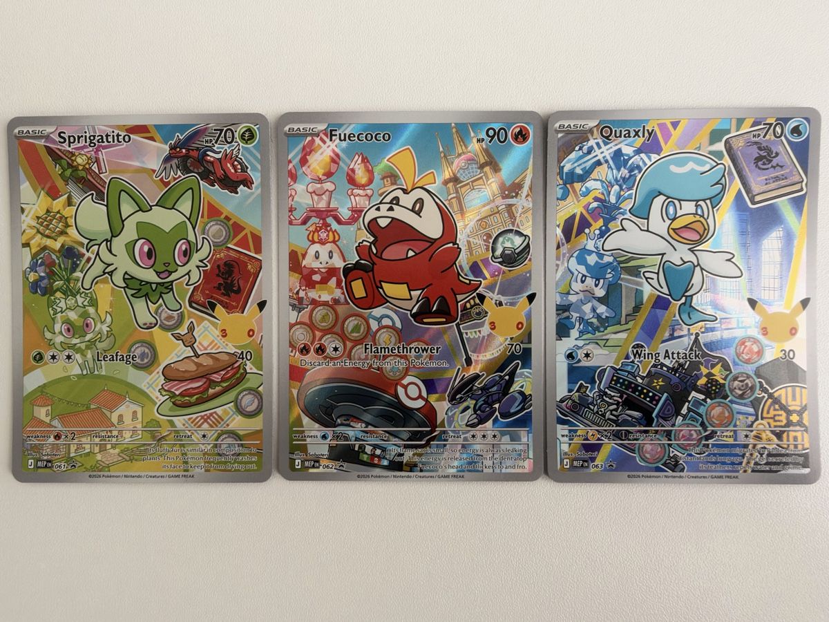 Pokémon Carte collezionabili: Pokemon First Starters Serie 3 Paldea Edition – Nuovo (secondo la descrizione) da Sirnach venduto da Nexo151