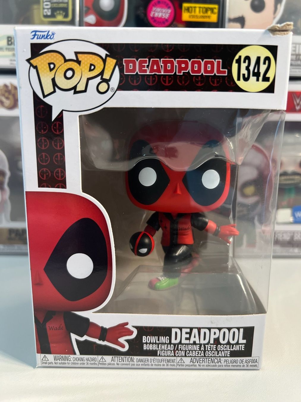 Funko Statuette: Funko POP! Deadpool Parody Bowling Deadpool – Nuovo e nell'imballaggio originale da Le Mouret venduto da perfectbijou