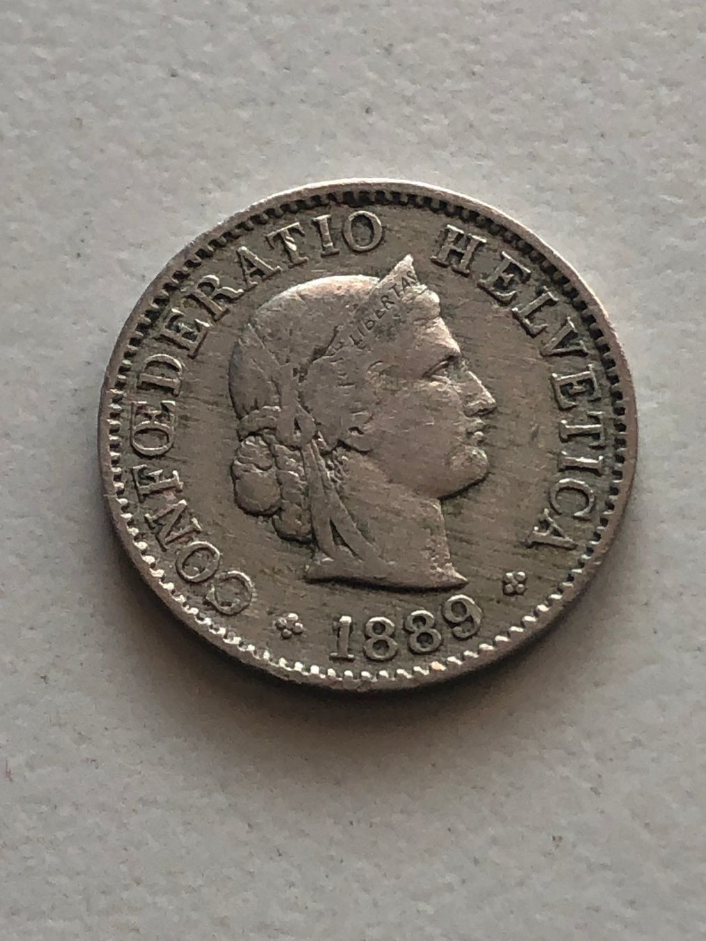 Tutti le monete: 5 Rp. 1889 – Usato da Schötz venduto da Odpa