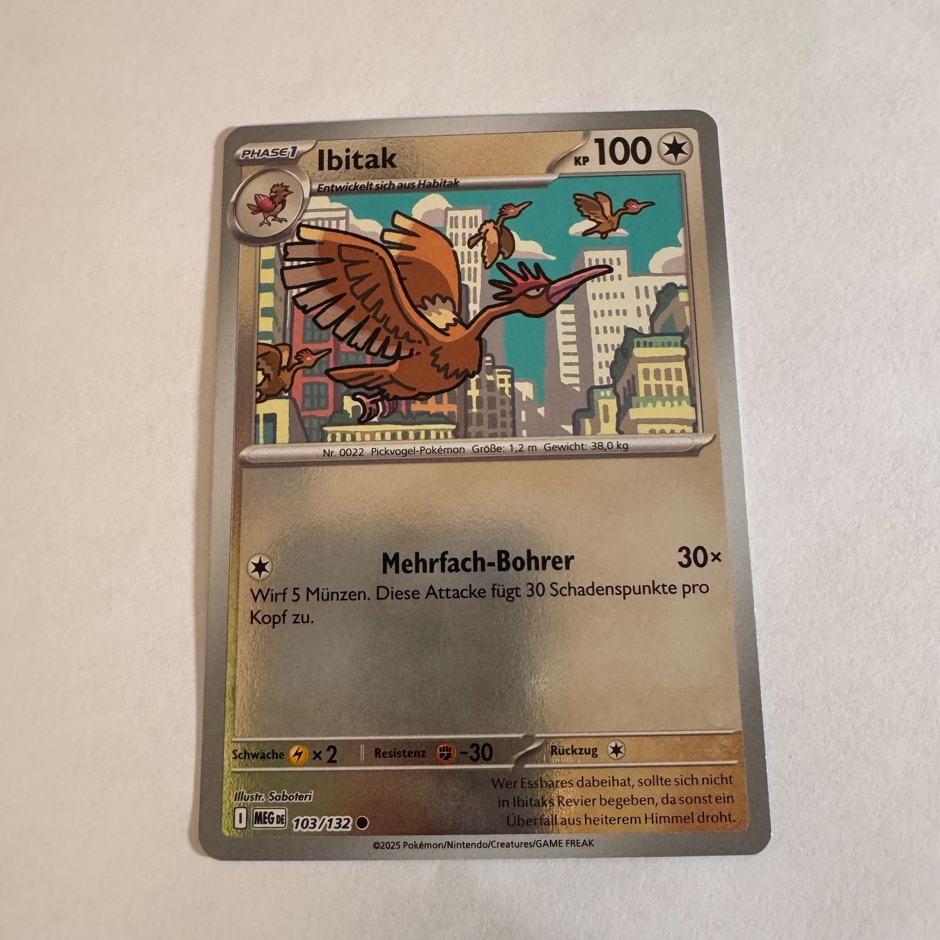 Pokémon Carte collezionabili: Pokémon - MEG 103 - Fearow - DE – Nuovo (secondo la descrizione) da Staad SG venduto da miaCards
