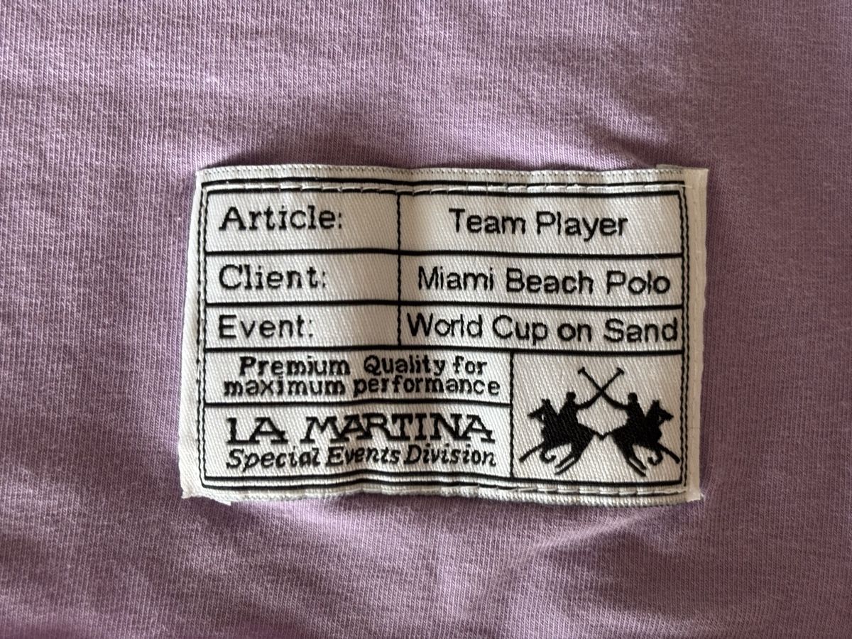 La Martina Polo-Shirts: Polo La Martina Miami Beach violet L – Gebraucht aus Dotzigen von SecondHandGems 6