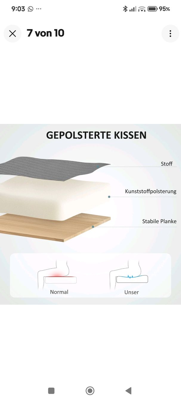 Sedie a rotelle: Bürostuhl NEU  – Nuovo (secondo la descrizione) da Dussnang venduto da Rosenfee50 4