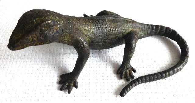 Sculture & Statue: Alte vermutlich antike Echse aus Bronze. – Usato da Pratteln venduto da Emperial 9