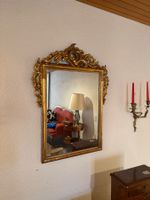 Original Rokoko Trumeau Spiegel 18. Jh. – Blattgold