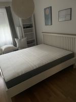 Bettgestell mit IKEA Hovag Matratze weiss guter Zustand