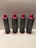 Dyson Airwrap Lockenaufsatz 4er Set grau pink gebraucht