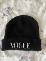 Vogue Beanie, Black, Acrylic, Winter Essential, Ladies