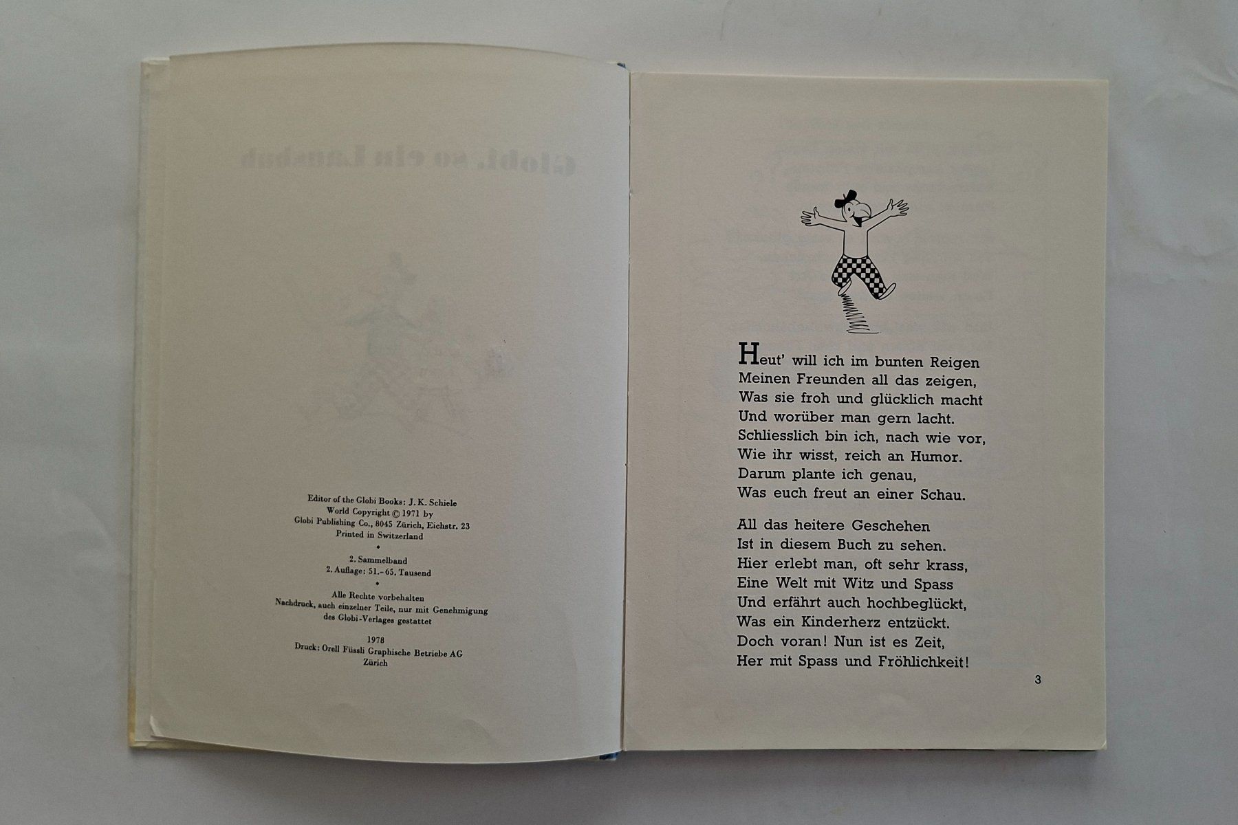 Libri: Globi, so ein Lausbub - Kinderbuch Klassiker, 2. Aufl. 1978 – Usato da Opfikon venduto da Diversamente 3