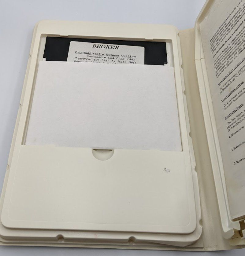 Software: Commodore C64 5.25" Game Broker mit Hülle und Anleitung – Usato da Bad Ragaz venduto da MR_BR 1