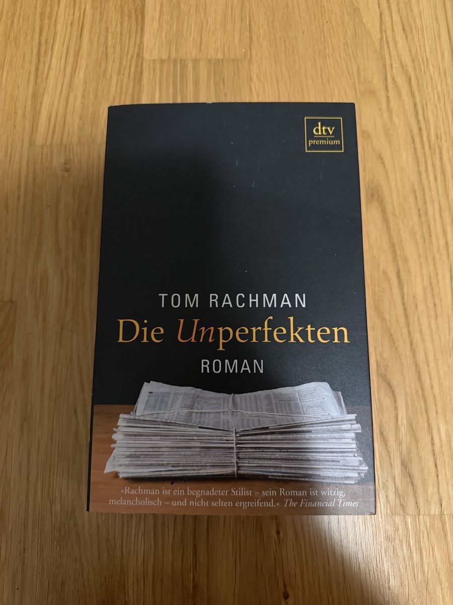 Bücher: Die Unperfekten von Tom Rachman  – Gebraucht aus Aarau von Fluffy-Novel5