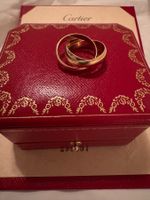 TRINITY RING – 750er Weiss-, Gelb- und Roségold, Grösse 50