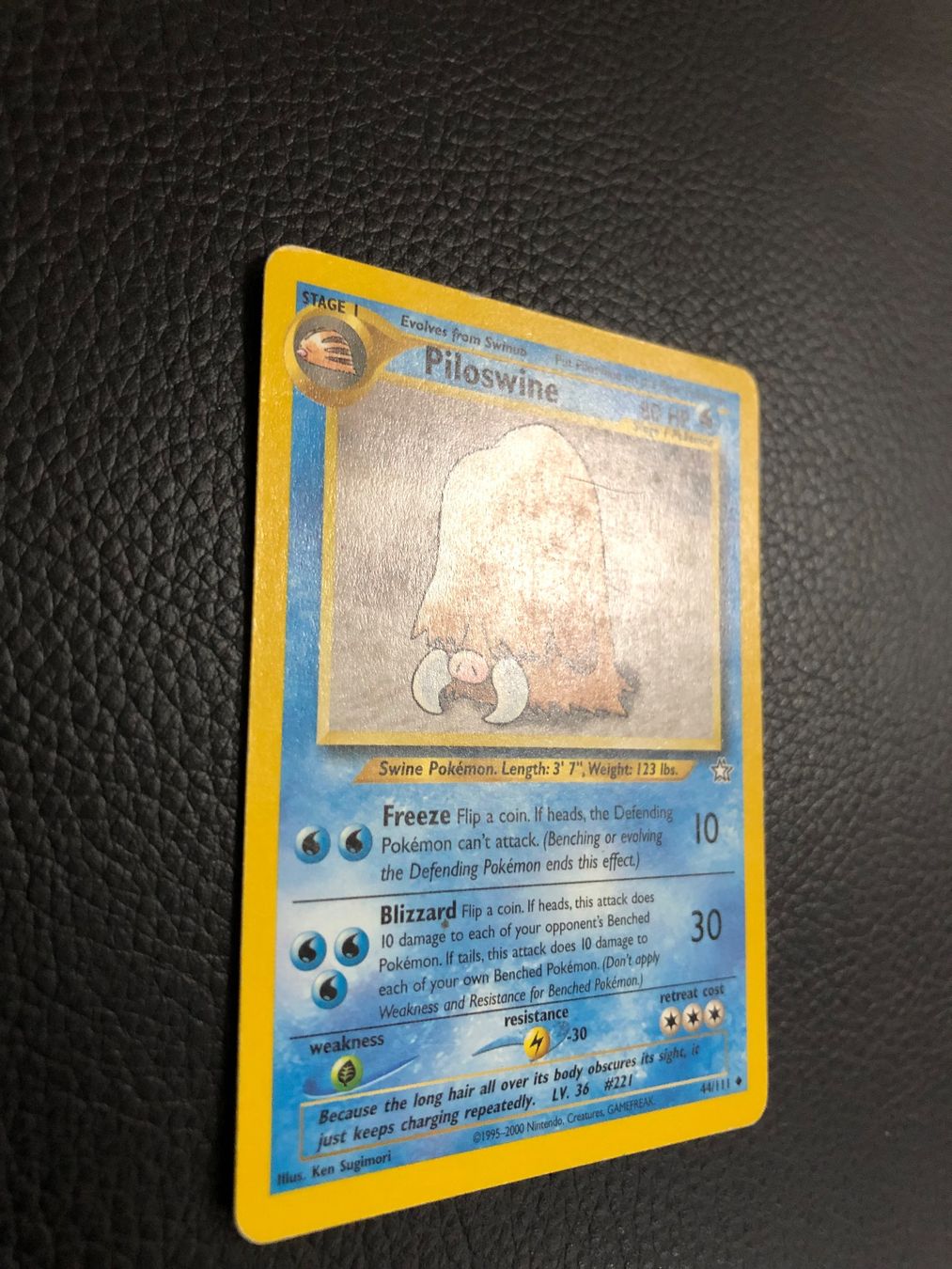 Pokémon Sammelbilder & Trading cards: Neo Genesis Piloswine 44/111 Ab 1 – Gebraucht aus Paradiso von Pkmn10 2
