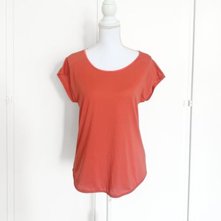 MANOR Top de Sport Orange Corail - Taille S