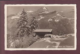 Hiver aux DIABLERETS - 1934