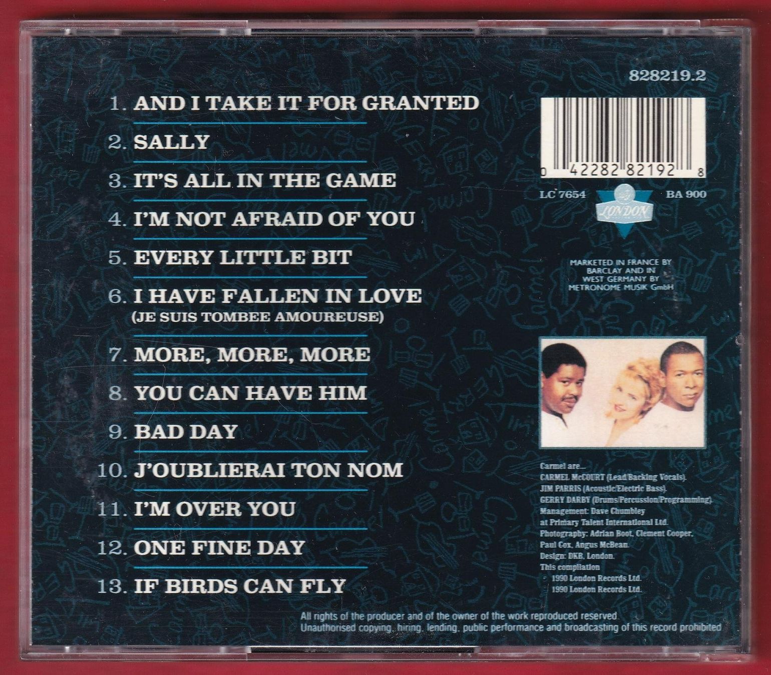 CD: Carmel - Collected (CD) – Usato da Zürich venduto da Pfluftl2000 1