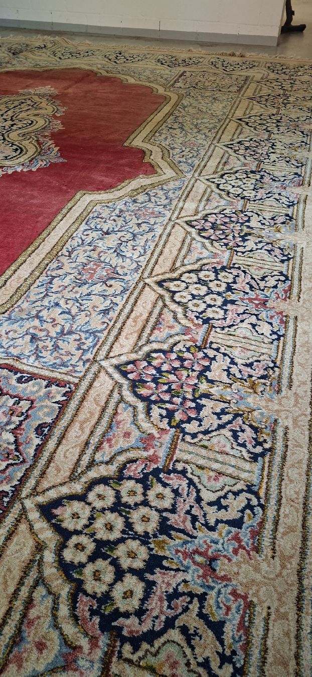 Tappeti: Perserteppich, handgeknüpft, rot/beige, kirmann – Usato da Dübendorf venduto da Babyl2945 2