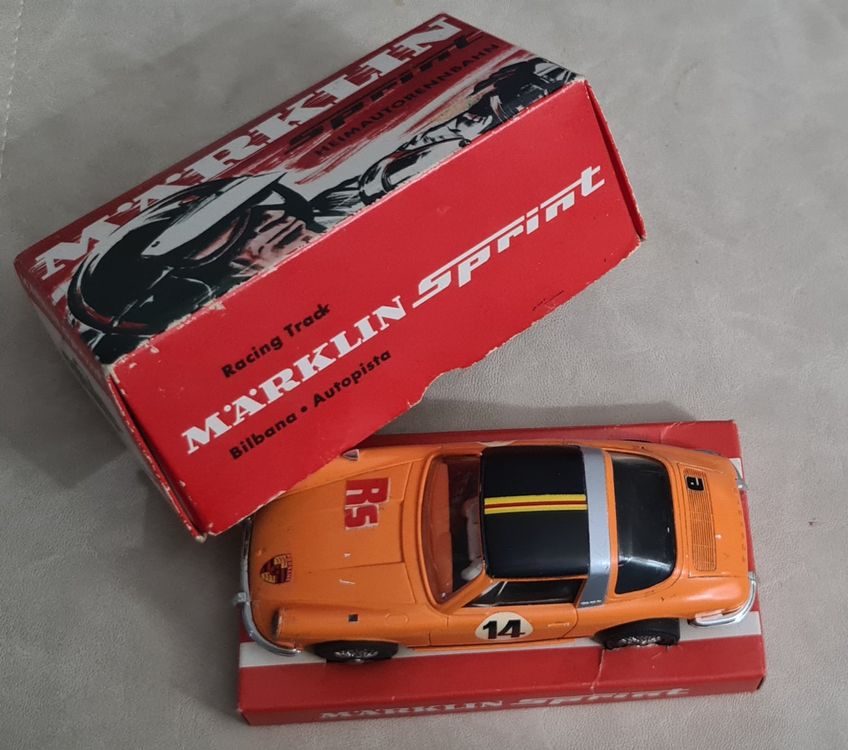 Set 4 Voitures Porsche Märklin – Échelle 1:43 – Modèles Vintage Italie – Occasion