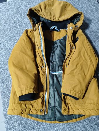 Kinder Winterjacke Name It Farbe Ocker Grösse 104