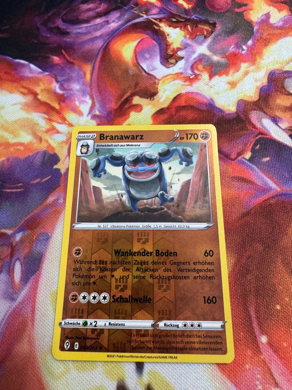 Pokémon Carte collezionabili: Branawarz (EVS 090) / Reverse Holo / Drachenwandel – Nuovo (secondo la descrizione) da Bülach venduto da CherryBlu