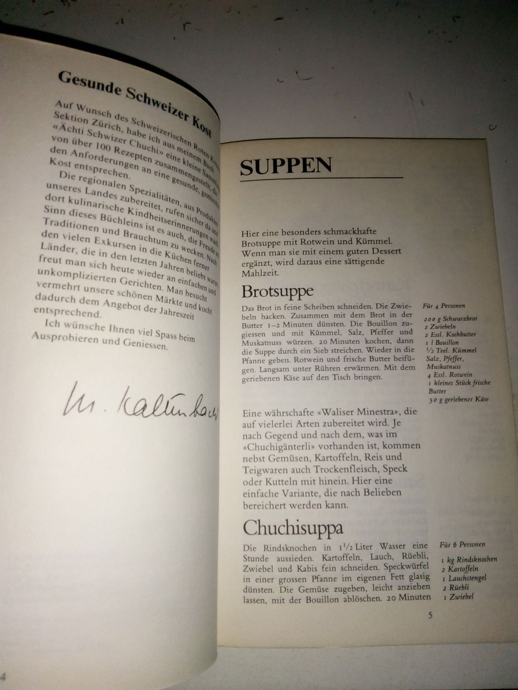 Libri: Ächti Schwiizer Chuchi - Gesunde Schweizer Kost M.Kaltenbach – Usato da St. Gallen venduto da elk2021 4