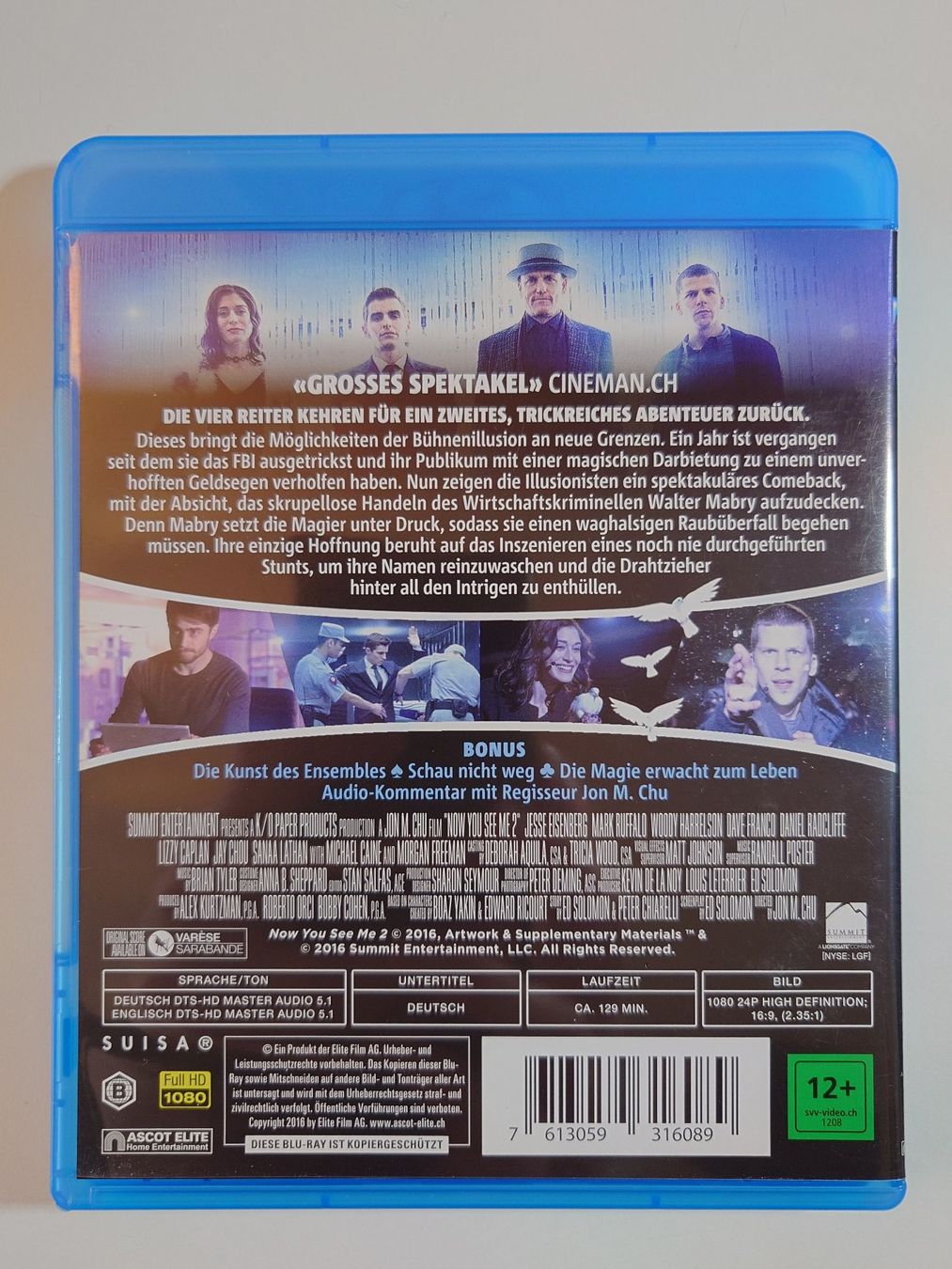 Tutti i DVDs: Now You See Me 2 Blu-Ray – Usato da Kaiseraugst venduto da flo_ydd2 1