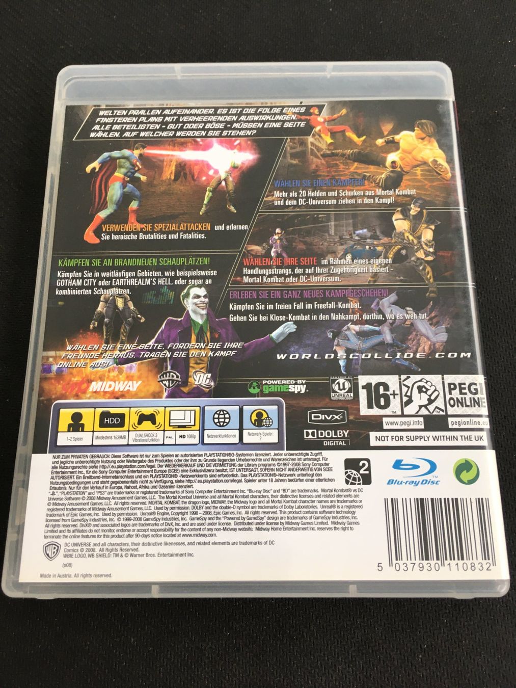 Sony Giochi: Mortal Kombat vs DC Universe - Playstation 3 / PS3 – Usato da St.Gallen venduto da Punktchen01 1