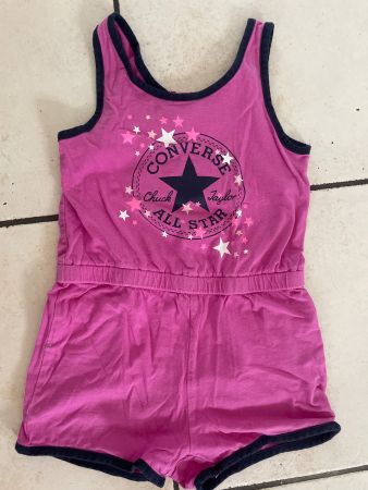 Pinker Converse Jumpsuit kurz Gr.116👧🏻