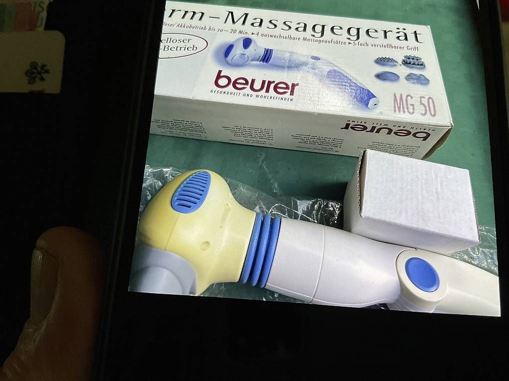 Beurer Dispositivi per massaggi: MASSAGE GERÄT BEURER MG 50 – Nuovo (secondo la descrizione) da Adlikon b. Regensdorf venduto da bonsaifranky 3
