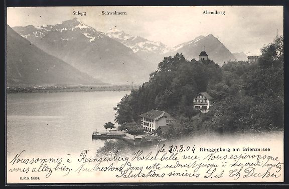 Ansichtskarten: Ringgenberg am Brienzersee, Blick auf Su – Gebraucht aus Berlin von bartko-reher