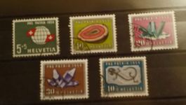 78) 1959 Satz Pro  Patria gestempelt