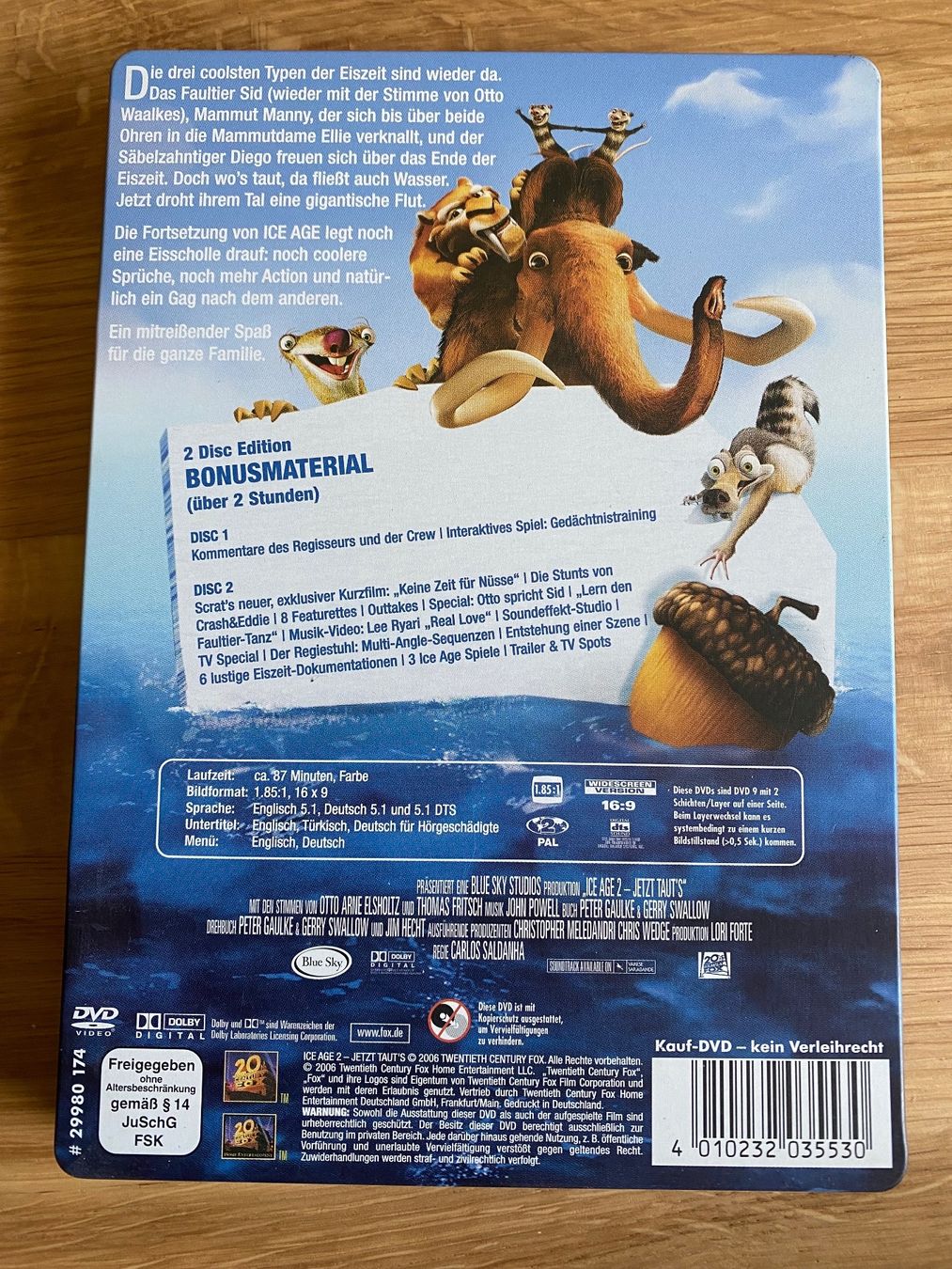 Tutti i DVDs: DVD ICE AGE 2 DEUTSCH / ENGLISCH – Usato da chiasso venduto da Wulli 1