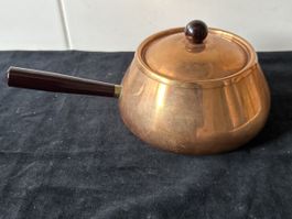 Kleinere Kupfer-Pfanne mit Deckel,  SPRING VI