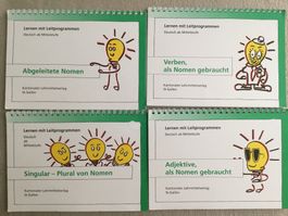 Lernen mit Leitprogrammen, Deutsch ab Mittelstufe