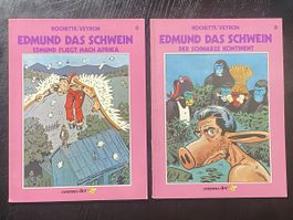 „Edmund das Schwein“ Comics 1+2 /komplette Story