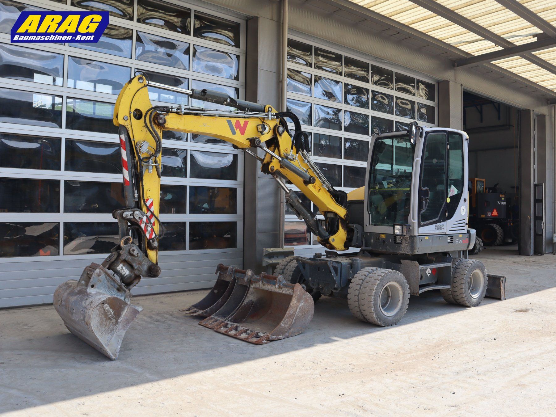Wacker Neuson Escavatori: Wacker Neuson EW65 Mobilbagger – Usato da Hasle LU venduto da Arag08 4
