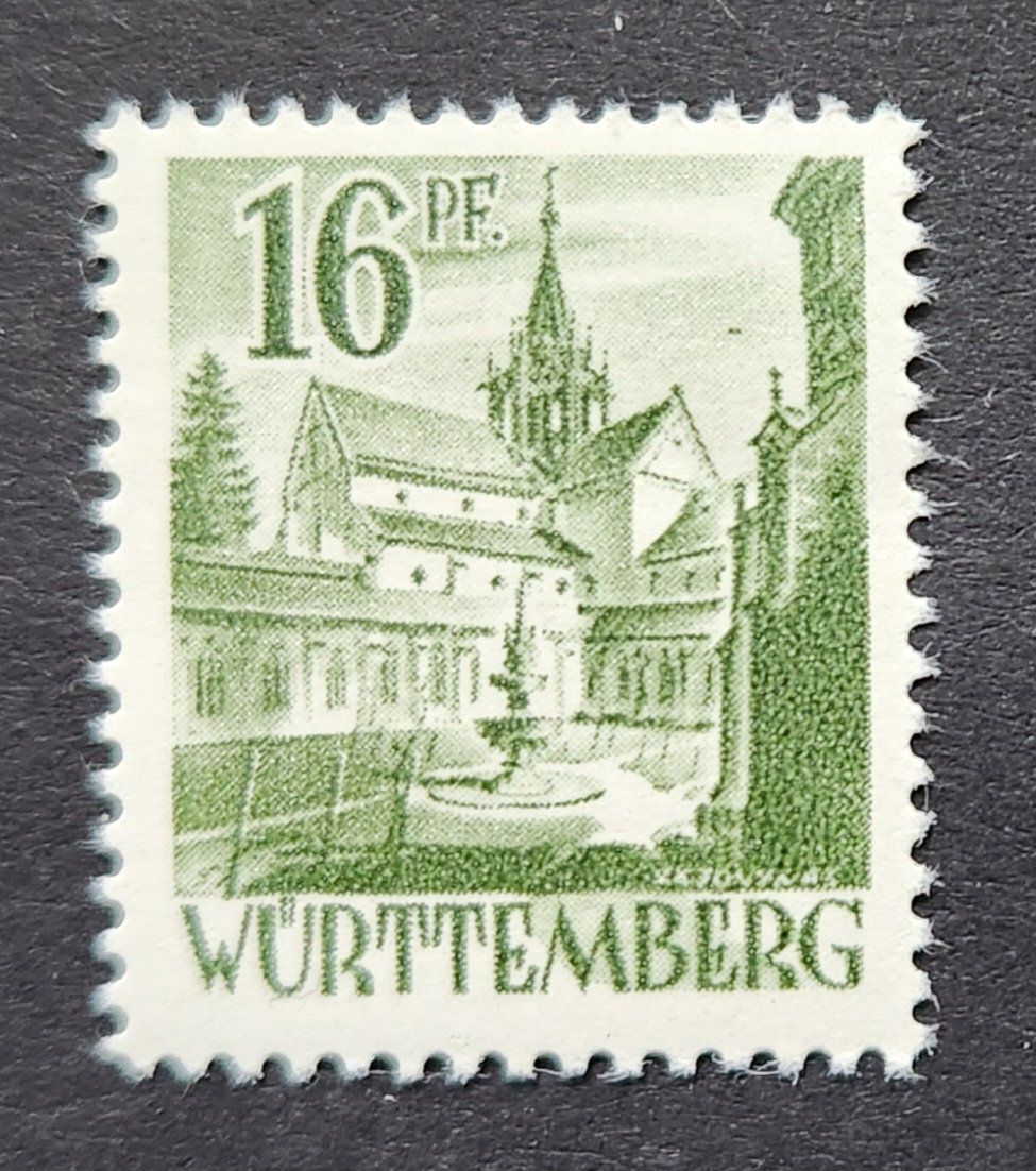 Alle Briefmarken: Französische Zone Württemberg-Mi 6 ** – Neu und originalverpackt aus Hittnau von stamps_and_coins
